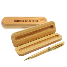 Load image into Gallery viewer, Bamboo Pen with Case