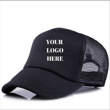 Load image into Gallery viewer, Personalized Trucker Cap Snapback and Adjustable Solid Color Baseball Cap