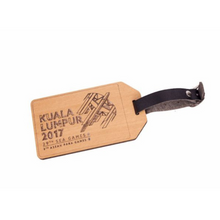 Load image into Gallery viewer, Wooden Luggage Tag