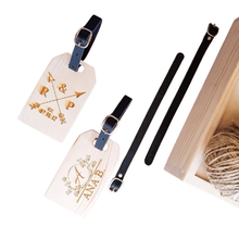 Load image into Gallery viewer, Wooden Luggage Tag