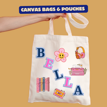 Load image into Gallery viewer, CANVAS BAGS & POUCHES