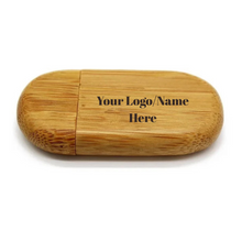 Load image into Gallery viewer, Personalized New Wooden USB with Case (16gb)