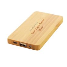 Load image into Gallery viewer, BAMBOO POWERBANK (10000mAh)