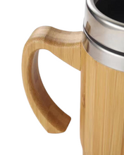 Load image into Gallery viewer, Bamboo Coffee Mug with Handle 450ML