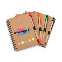 Load image into Gallery viewer, Eco Notebook and Pen with Sticky Notes