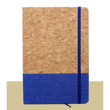 Load image into Gallery viewer, Eco Friendly Cork Fabric Notebook with Stylus Bamboo Accent Pen