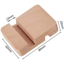 Load image into Gallery viewer, Wooden Phone Holder
