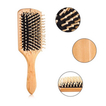 Load image into Gallery viewer, Wooden Paddle Brush Large Size
