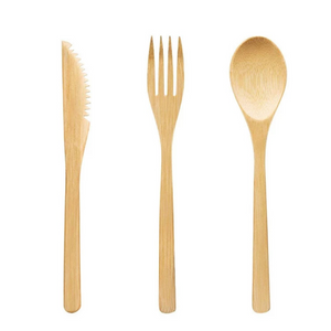 Bamboo Cutlery with Pouch