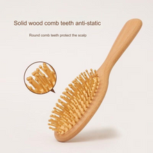 Load image into Gallery viewer, Wooden Mini Paddle Brush
