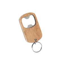 Load image into Gallery viewer, Wooden Bottle Opener Keychain
