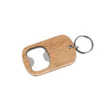 Load image into Gallery viewer, Wooden Bottle Opener Keychain
