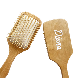 Wooden Paddle Brush Large Size