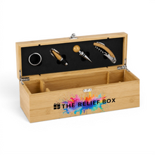 Load image into Gallery viewer, Bamboo Wine Case Set
