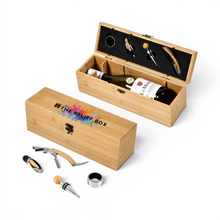 Load image into Gallery viewer, Bamboo Wine Case Set
