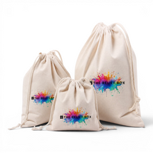 Load image into Gallery viewer, Customized Canvas String Bag
