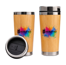 Load image into Gallery viewer, Bamboo Mug No Handle 450ml
