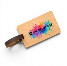 Load image into Gallery viewer, Wooden Luggage Tag
