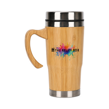 Load image into Gallery viewer, Bamboo Coffee Mug with Handle 450ML
