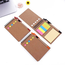 Load image into Gallery viewer, Notebook with Sticky-note and Pen
