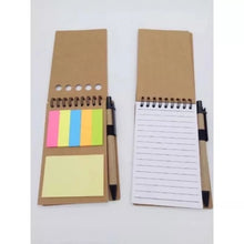 Load image into Gallery viewer, Notebook with Sticky-note and Pen
