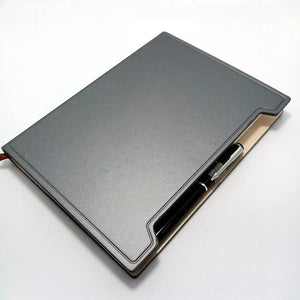 Soft Leather Notebook & Pen Set