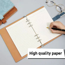 Load image into Gallery viewer, Leather Refillable Notebook loose-Leaf Binder Magnetic Buckle
