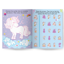 Load image into Gallery viewer, Dreamland Unicorn Sticker and Activity Book, Books for Kids
