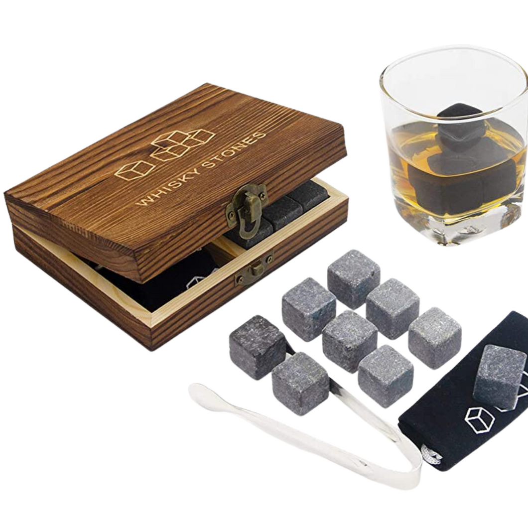 9 Granite Ice Cubes Whiskey Rocks